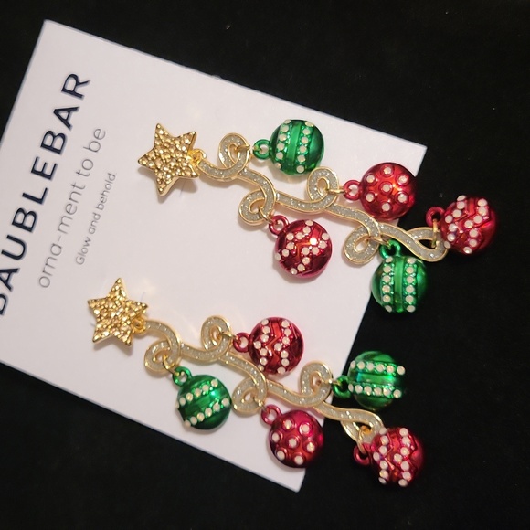 Baublebar ornament dangle earrings - Picture 2 of 2